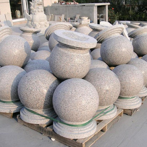 Marble Driveway Pillar Stumbling Stone Marble Roadblock Parking Stone