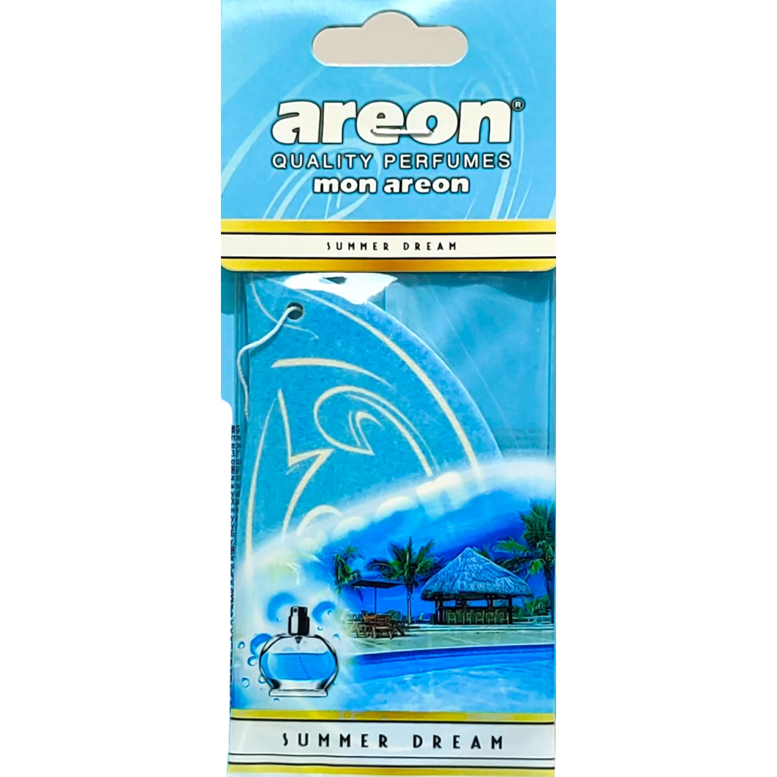 AREON MON Design Hanging Car Air Freshener, Summer Dream Scent