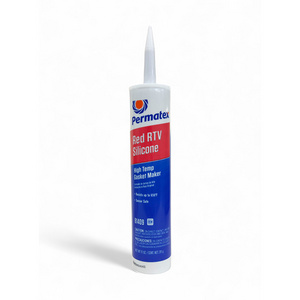 Permatex 81409 High-Temp Red RTV Silicone Gasket, 11 oz. Formulated for hi-temp applications