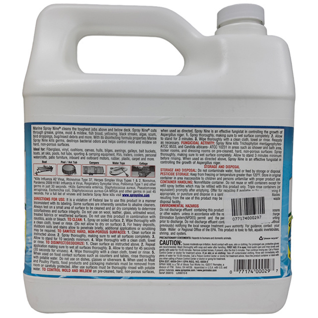 Permatex Spray Nine 26901S Marine Cleaner - 1 Gallon use on hulls & fiberglass for sale