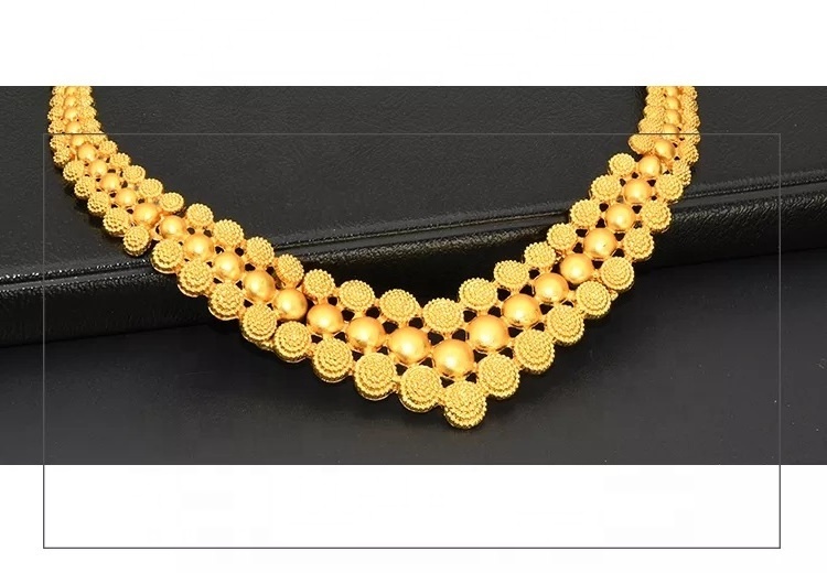 African Bridal Wedding Bridal Women Jewelry African Luxury Jewelry Sets Gold