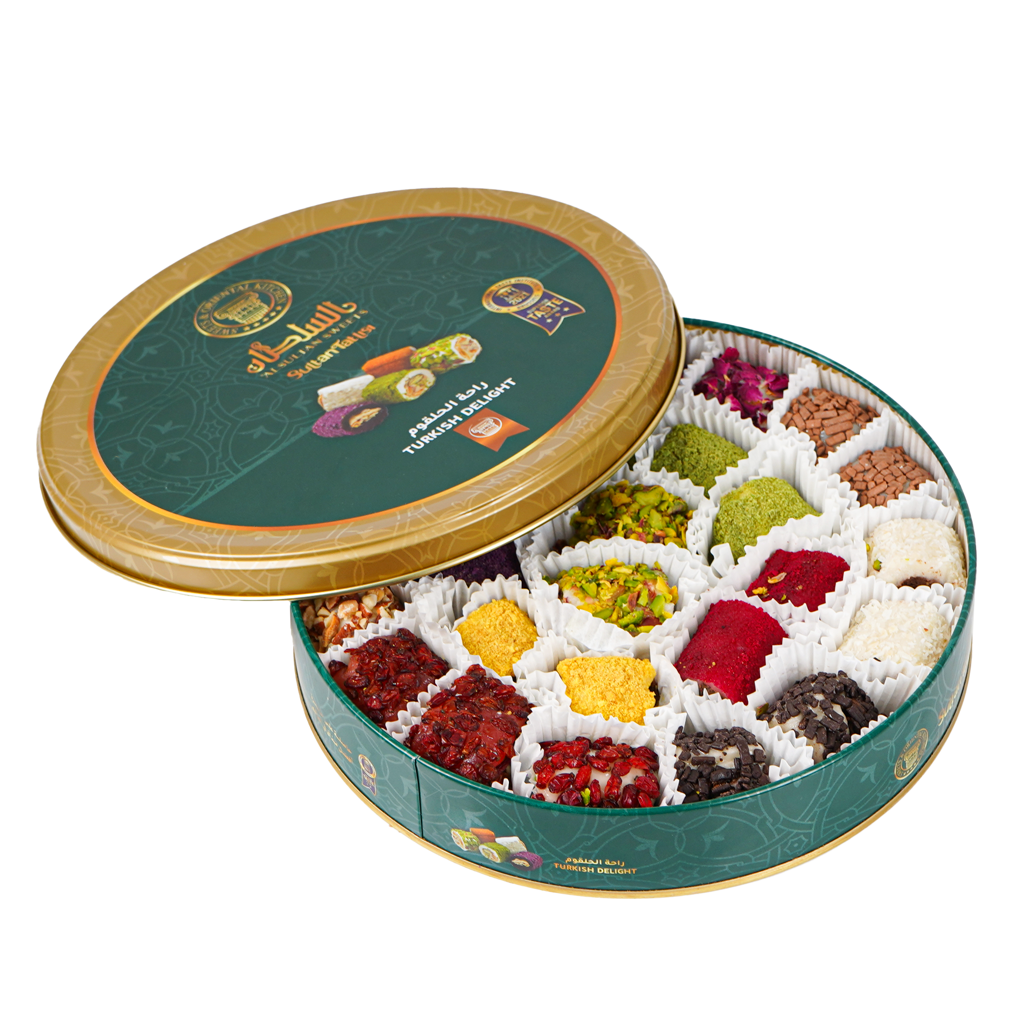 Wholesales Candy Mixed pistachio nougat palm 1 kg Al sultan sweets the besr taste