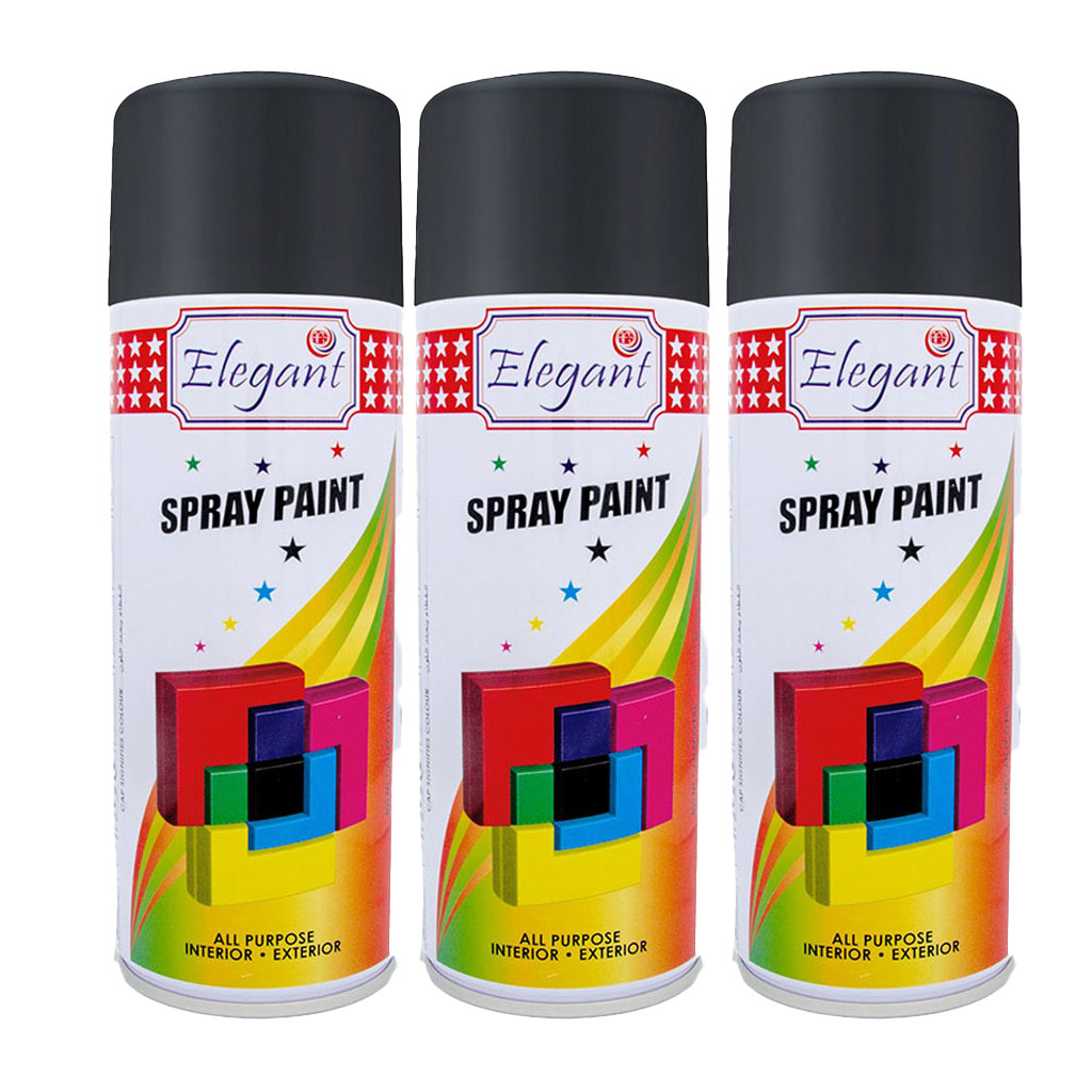 Black Spray Paint 400ML It preserves surfaces from corrosion and gives a luster and shine for wood and metal wholesale