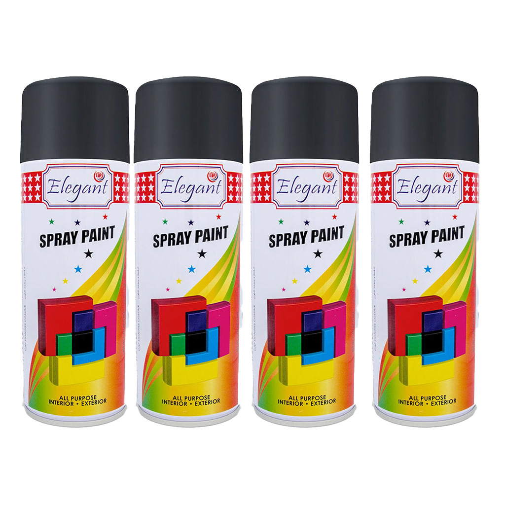 Black Spray Paint 400ML It preserves surfaces from corrosion and gives a luster and shine for wood and metal wholesale