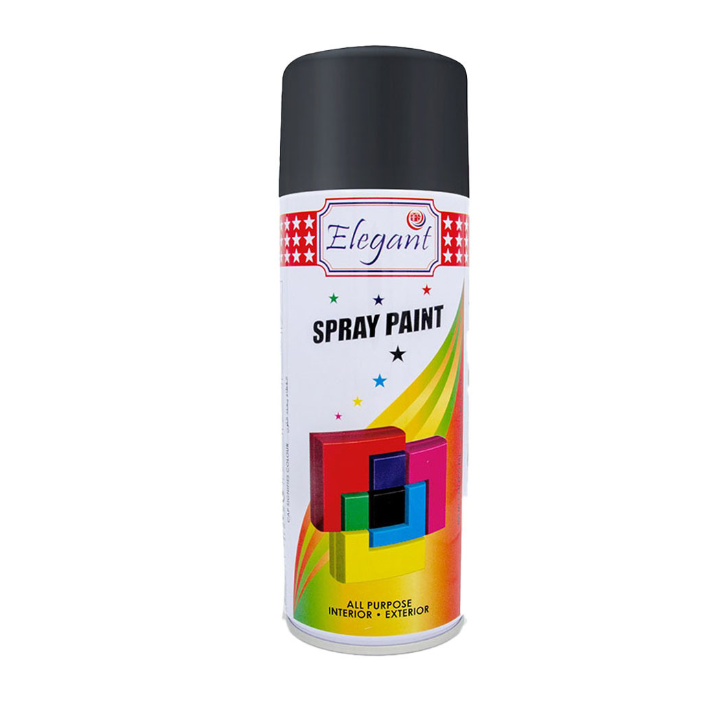 Black Spray Paint 400ML It preserves surfaces from corrosion and gives a luster and shine for wood and metal wholesale