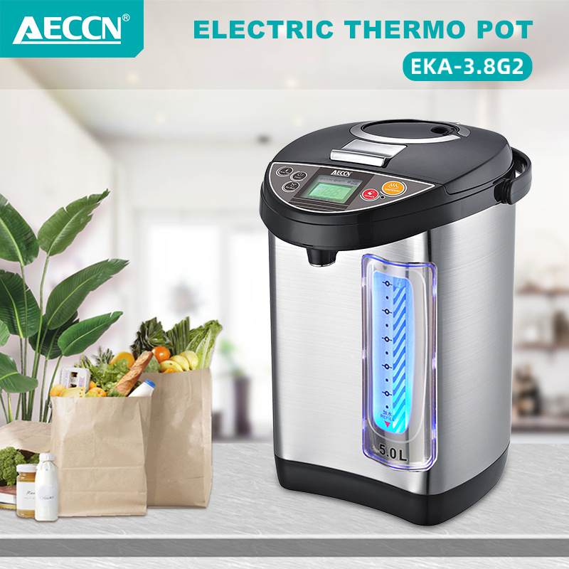 AECCN OEM Kitchen 3.5L 5L Capacity Water Boiling Tea and Coffee home electronics appliance Electric Thermo Pot