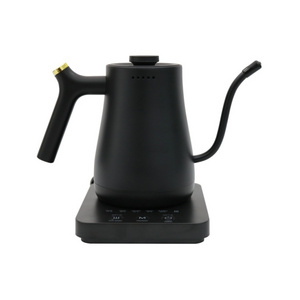 AECCN new design 0.8L capacity temperature control commercial smart electric goose neck coffee water kettles