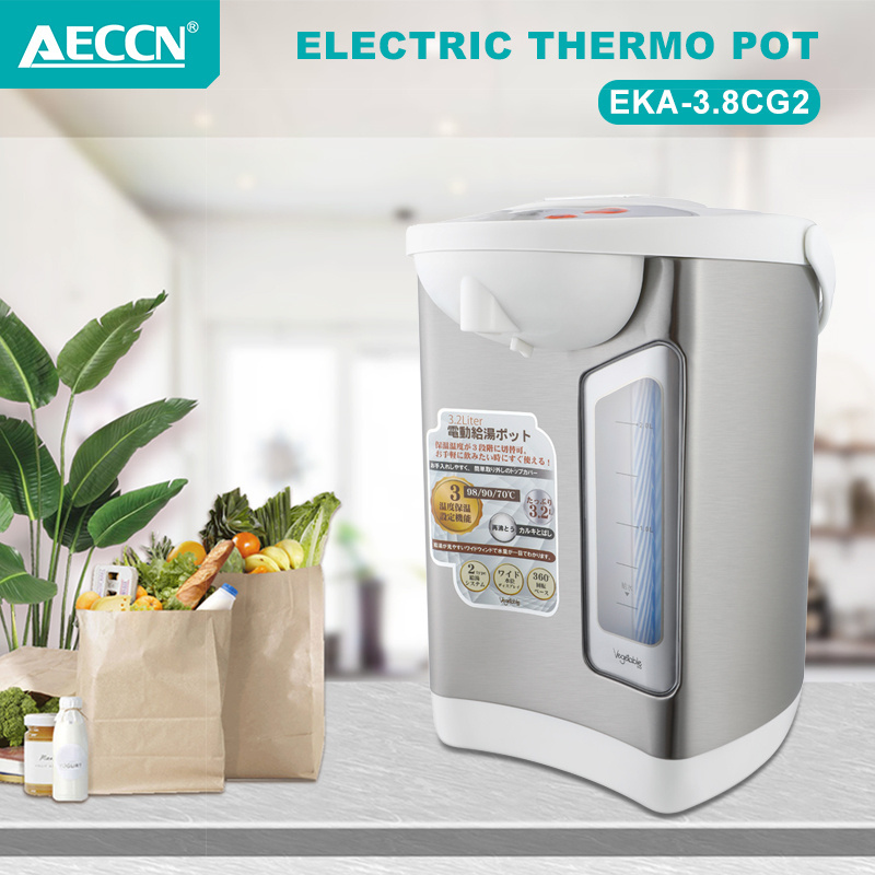 AECCN OEM Japan 2.5L 3.5L 5.0L 5 temperature setting Stainless Steel Outer shell Kitchens Appliances hot water dispenser