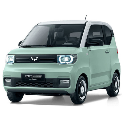 Wholesale Hot Sales EV Cars For Sale  China Pure 4 Wheel Electric Vehicles Small Mini Cars Wuling Hongguang Mini EV