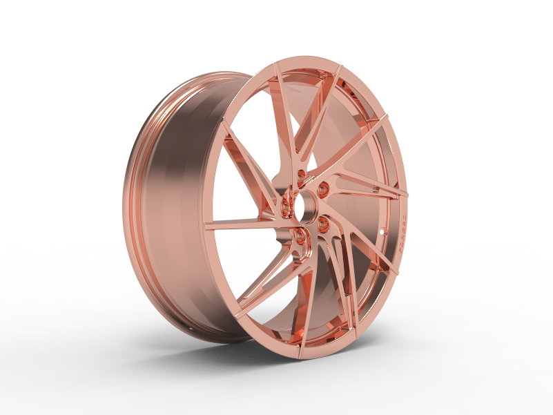 Oem Custom 21 Inch Rose Gold Car Wheel Aluminum Passenger Car Wheels Forged Wheels Rims