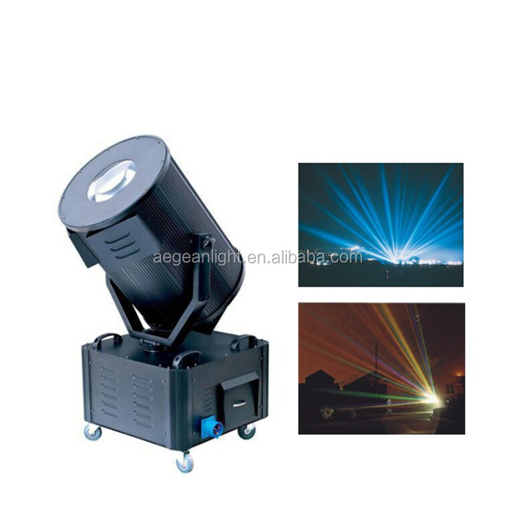 Outdoor Building Sky Multi Color Beam Searchlight 2 3 4 5 7KW Sky Rose Search light