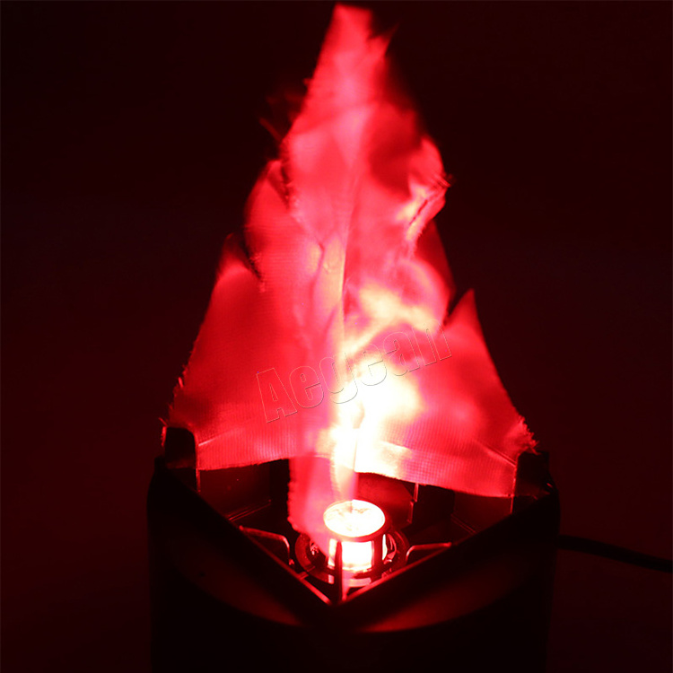 New Electronic led Mini 3w 3d Dj Fire Flame Effect Light For Night Halloween Christmas