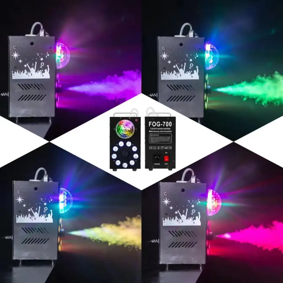 Hot Selling 700W Led Fog Colorful Effect Led Smoke Machine For KTV Party