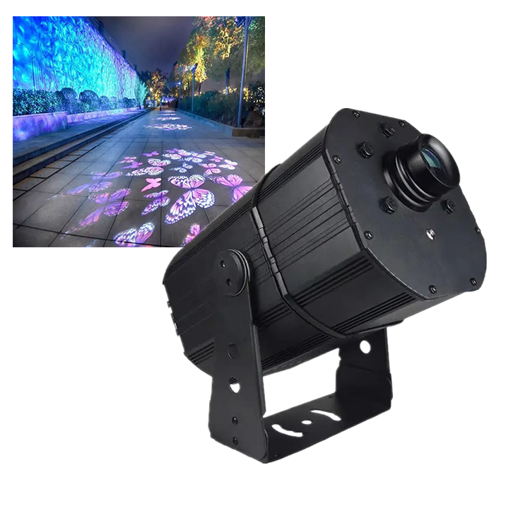 Waterproof Dynamic Emulation Projector IP65 200W Led Water Wave Light For Outdoor Park Road Wall