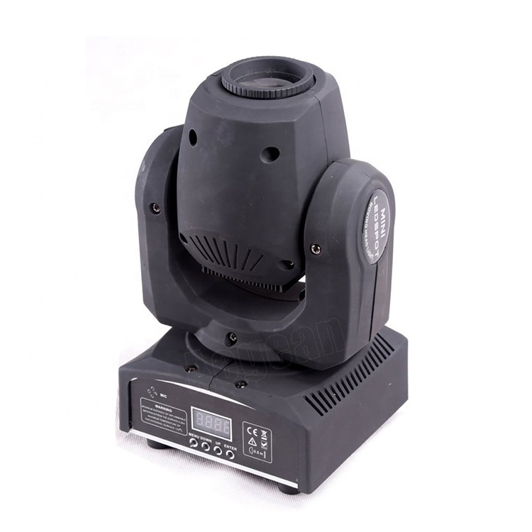 DJ Equipment Show 30w mini led stage lights led moving head spot