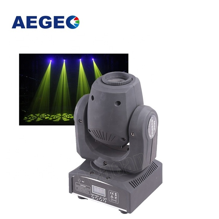 DJ Equipment Show 30w mini led stage lights led moving head spot