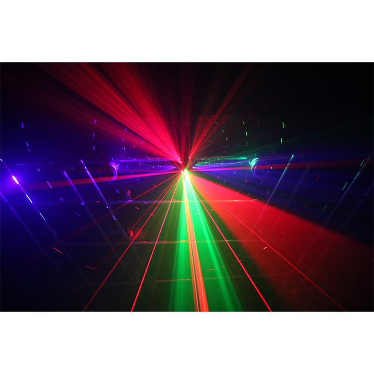 Rgb Animation Full Color Pattern Rotating Magic Ball Scanning Beam Moving Head Laser Light