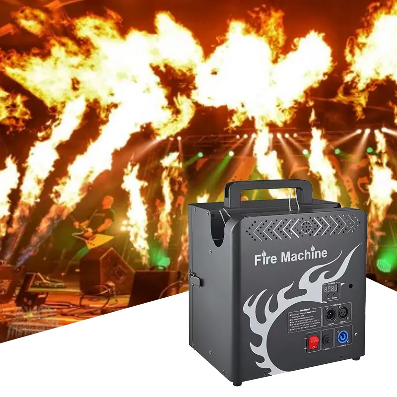 New Style Three-headed Flame Projector DMX Stage Fire Effect 3 Heads Fire Flame Machine