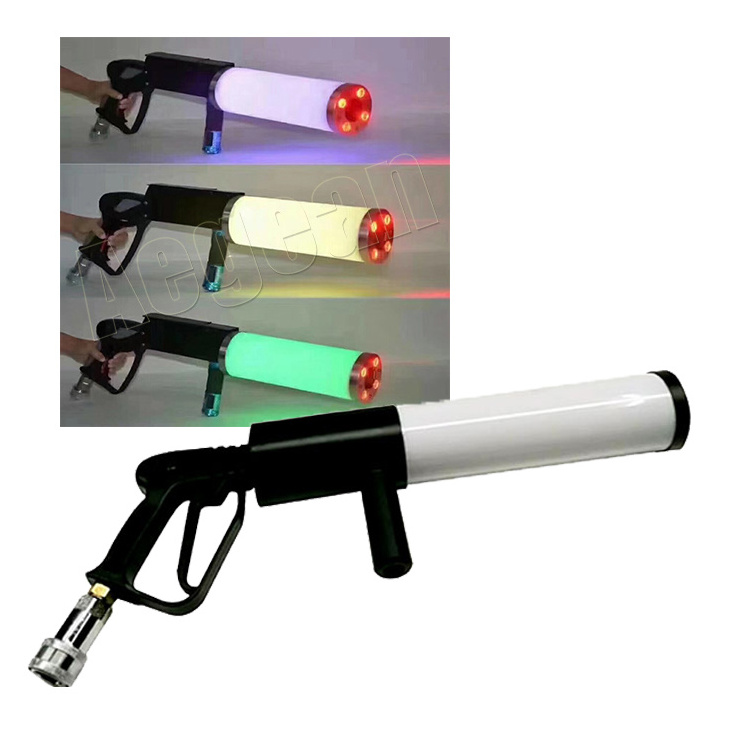 Handhold LED RGB Battery CO2 Gun Disco Stage Effects Machine Co2 Jet Machine For Chrimas Festival Party