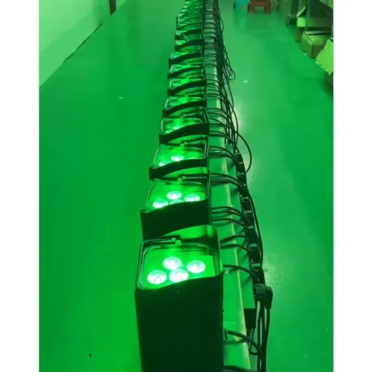 New 6X15W Rgbwa 5In1 Battery Powered Wireless Uplight Led Par Light For Club Party