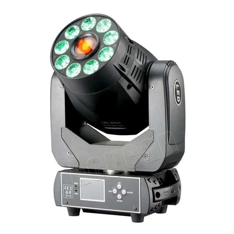 New 9X18w Spot Moving Head RGBWA UV Gobo Led Stage Lights For Disco Club Party