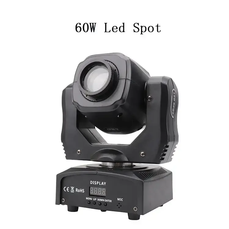 10W 30W 60W Led RGB Light Strip 3 Prism Led Mini Moving Head Spot Light For Disco Stage