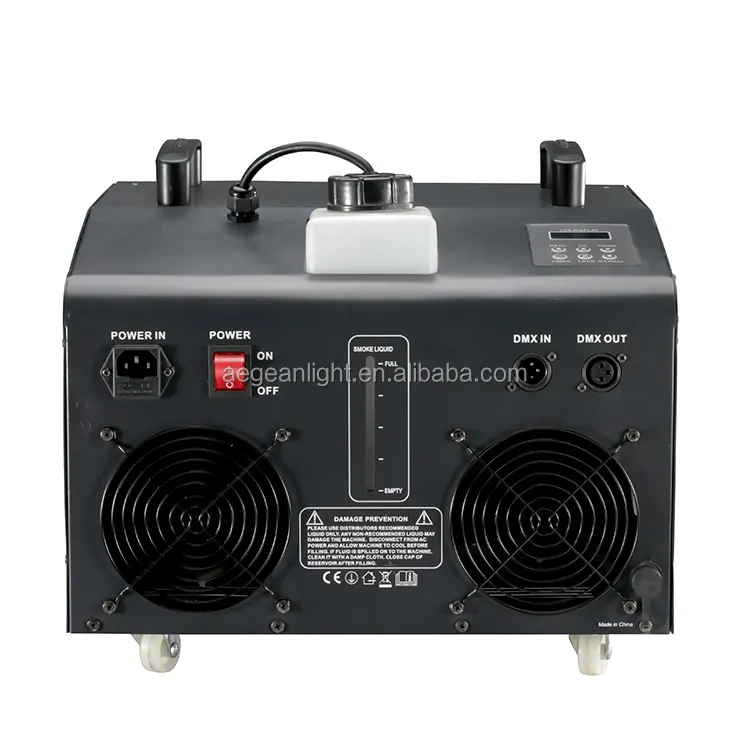 New Arrival 1500W Dual Wheel RGB Fog Smoke Bubble Machine For Party Wedding Dj