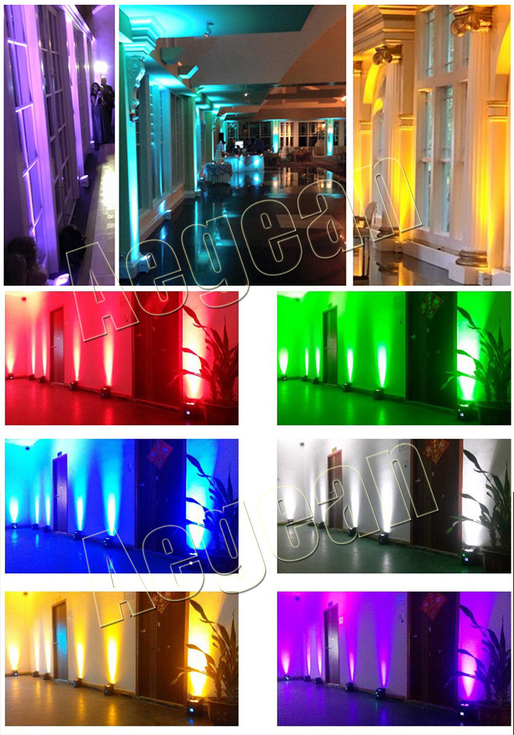 6Pcs 6X15W Rgbw 4In1 Mixing Battery Powered Wireless Stage Led Par Light With Flight Case