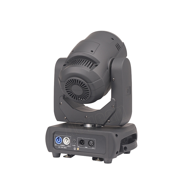 Disco 150W Rainbow Effect Beam Spot Led Moving Head Light With Led Round Rgb Circle