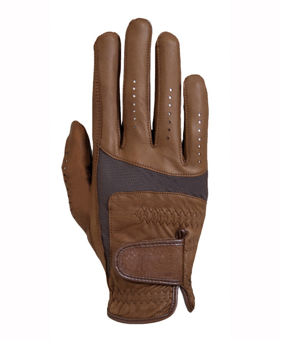 Super soft cabretta leather horse riding gloves / New design Breathable riding gloves equestrian