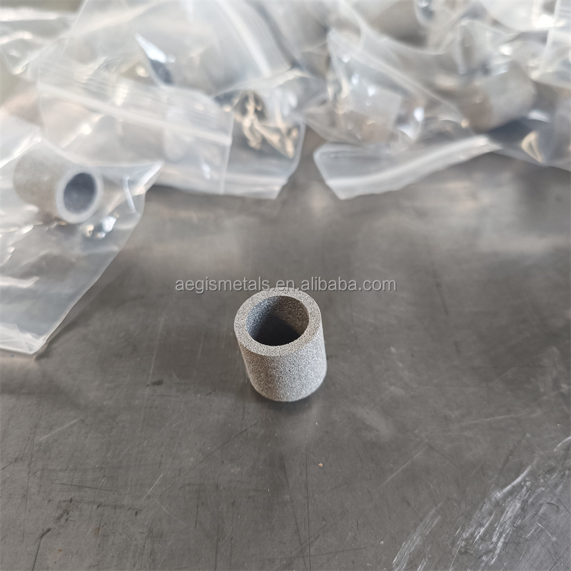 oil burner glass pipe bubbler 20 30 40 50um metal 304 316 porous tube sintered filter