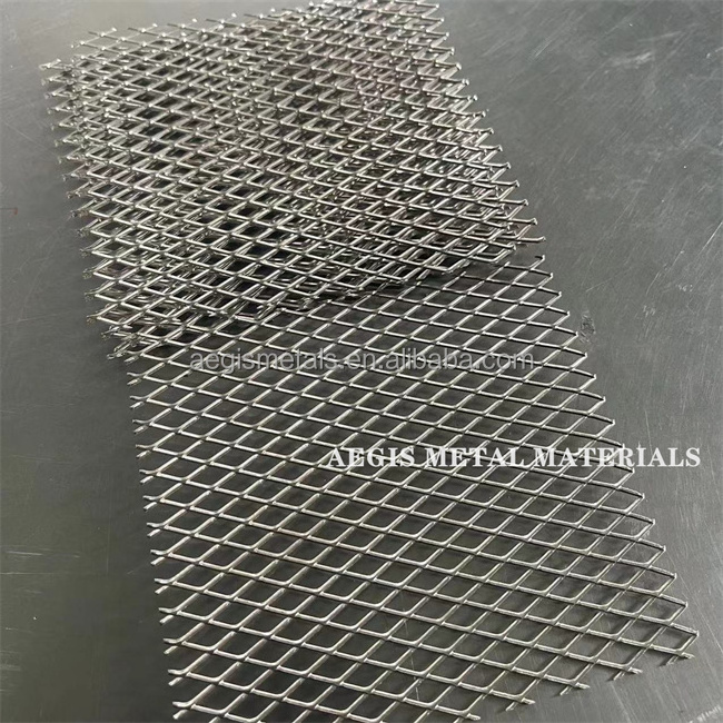 0.5 mm Thickness Titanium Expand Mesh Recycled Metal Titanium Mesh Sheet Electrode for Electrolysi