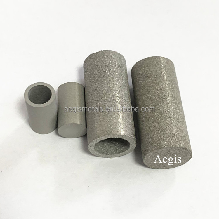 oil burner glass pipe bubbler 20 30 40 50um metal 304 316 porous tube sintered filter