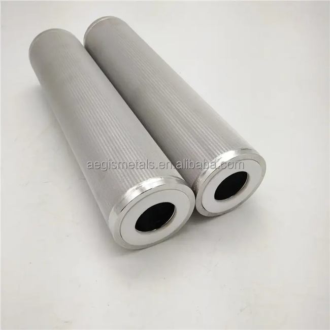 1 2 10 25 5 30 40 Micron Stainless Steel Sintered Metal Filter / Sintered Filter Cartridge