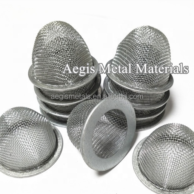 Dust particles water filtering 30cm 20mm 25mm 300 125 50 200 micron stainless steel cone wire mesh filter strainer