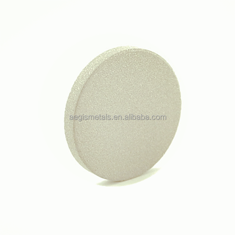 100mm 50mm Diameter 2mm thickness 0.5 1 2 5 25 10 micron  Inconel625 Inconel 600 Porous Disc