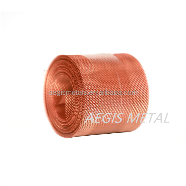 0.5mm 0.8mm 1.0mm 3x5mm 2.5x5mm Flatten Brass/Copper Foil Expanded Mesh