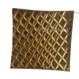 h80 h65 alloy brass metal expanded diamond decorative mesh