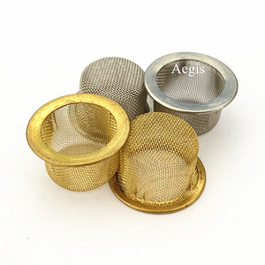 Brass/stainless steel smoking screen 200 250 300 micron bowl shape oil burner glass pipe