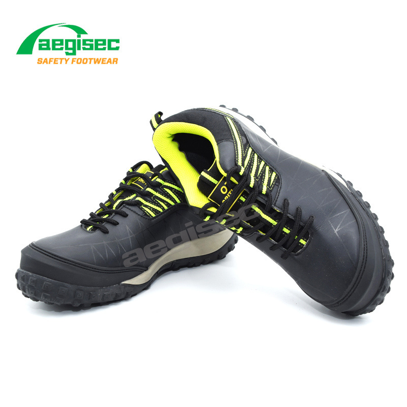 AEGISEC work boots shoes microfiber light weight slip oil resistant athletic safety toe shoes