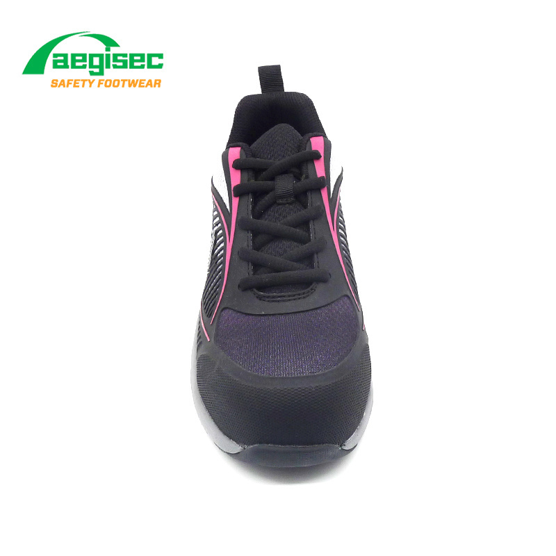 AEGISEC KPU+textile lightweight calzado de seguridad slip resistant rubber sole composite toe cap women safety shoes