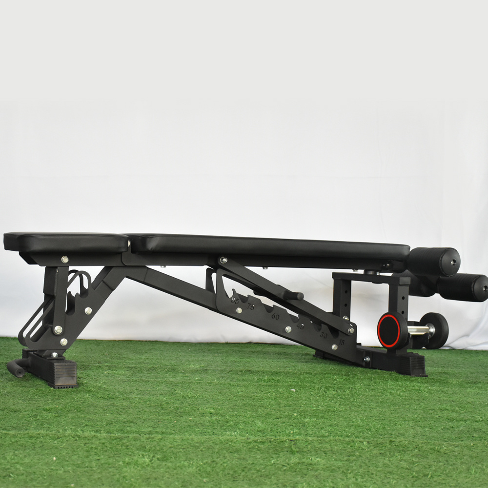 Commercial Home Adjustable Foldable Dumbbell Weight Bench with Incline and Decline