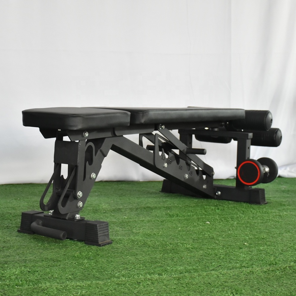 Commercial Home Adjustable Foldable Dumbbell Weight Bench with Incline and Decline