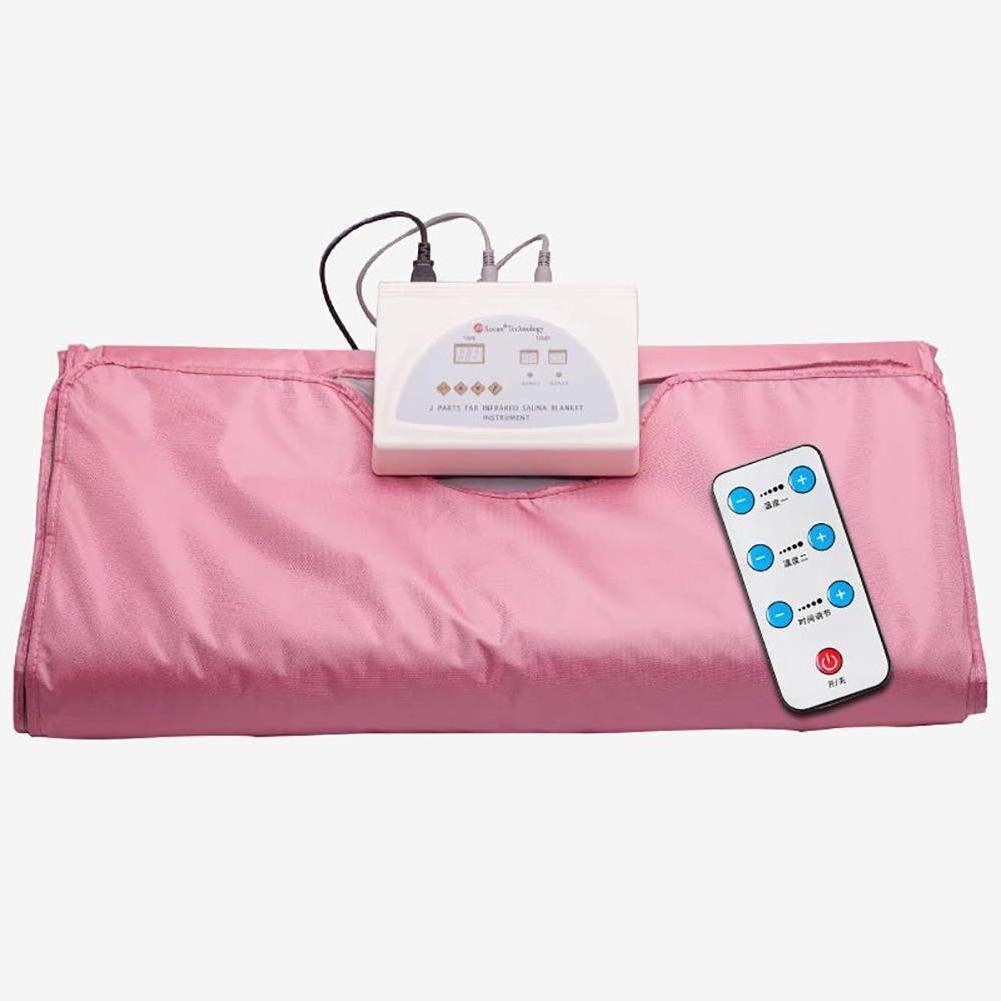 Sauna Blanket Electric Beauty Salon 2 Zone Body Slimming Hot Far Infrared Sauna Blanket