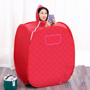 Portable Home Steam Sauna Rooms with Steamer Herbal Spa Tent Body Detox Slimming US EU Plug