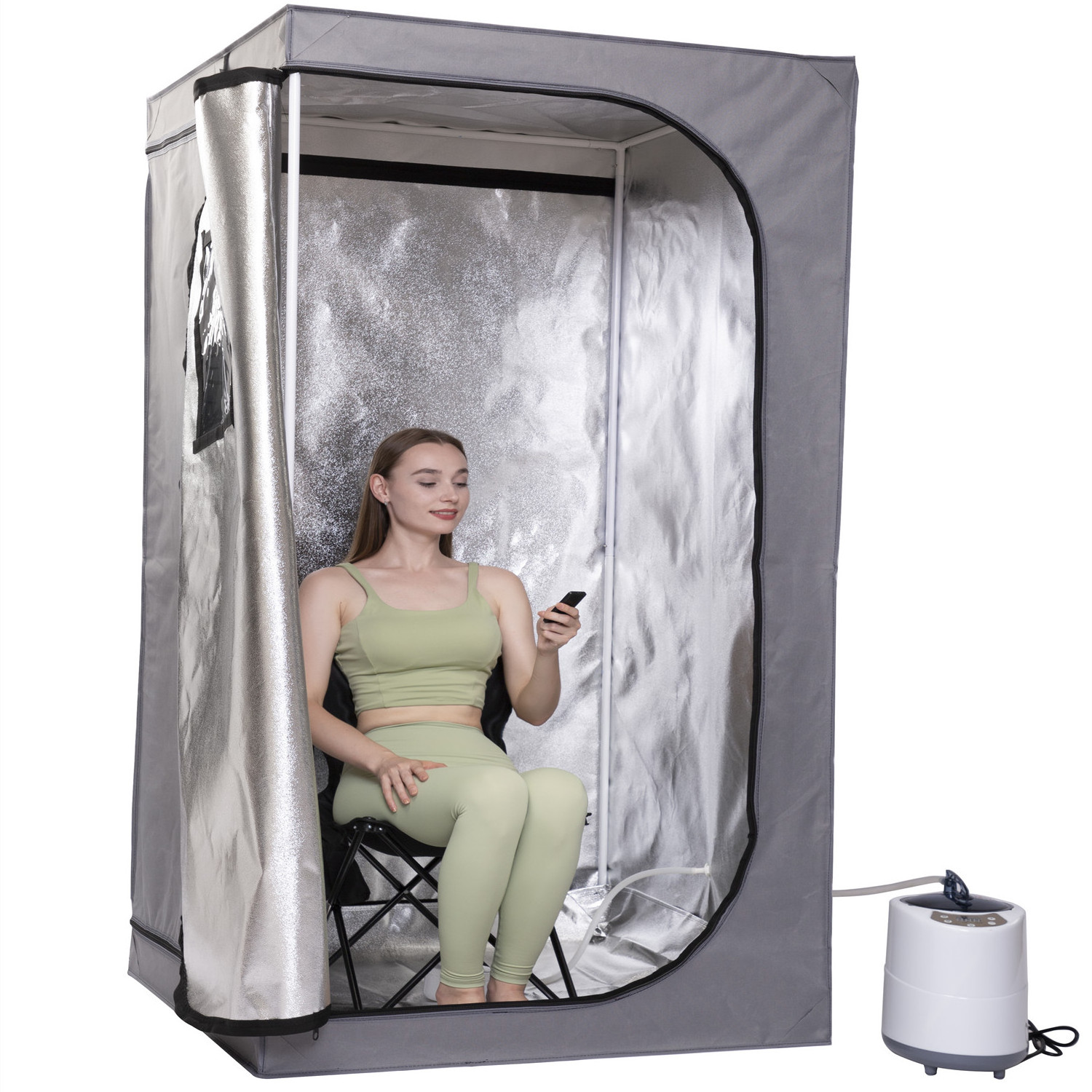 Full Body Portable Sauna Spa SteamTent With 4.2L New Arrived Heater Factory Wholesale Price