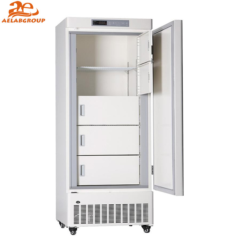 AELAB 328 Liters Minus 40 Degree Celsius Hospital Medical Laboratory Freezer Vaccine Fridge Freezer AE-40V328E