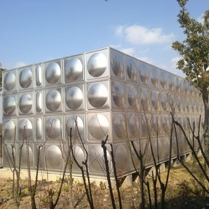 Supply High-capacity Water Reservoir 304 Stainless Steel Tank Sectional Type Water Storage Tank