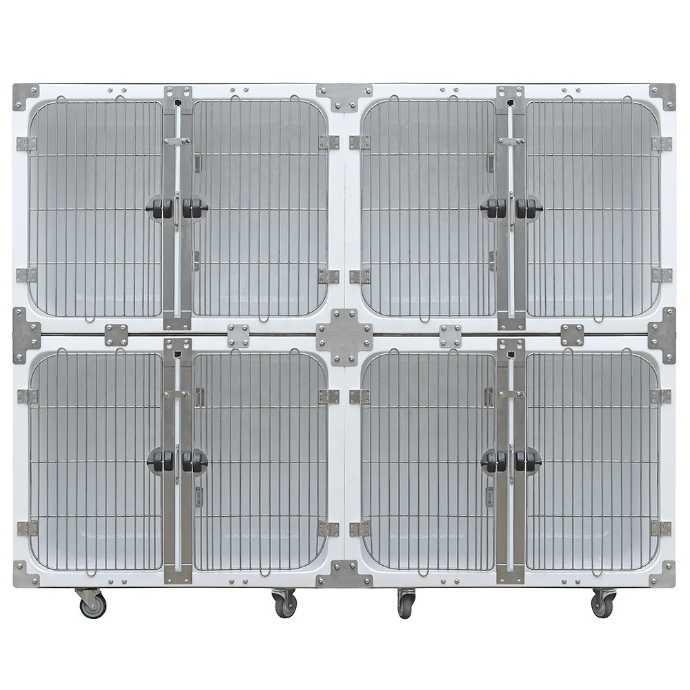 Aeolus Vet Hospital Clinic Fiberglass Pet Showing Cages For Dog Cat Animal