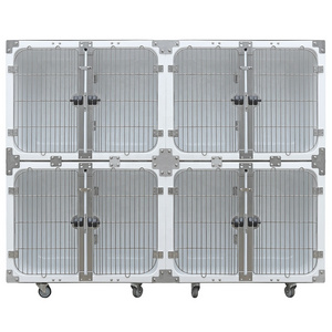 Aeolus Vet Hospital Clinic Fiberglass Pet Showing Cages For Dog Cat Animal